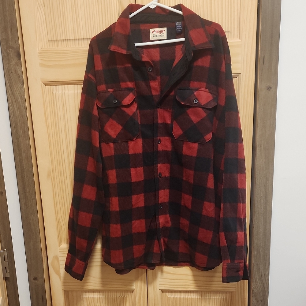 Wrangler Red and Black Checkered Shirt